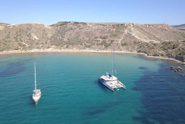 Contemplando la costa di Malta