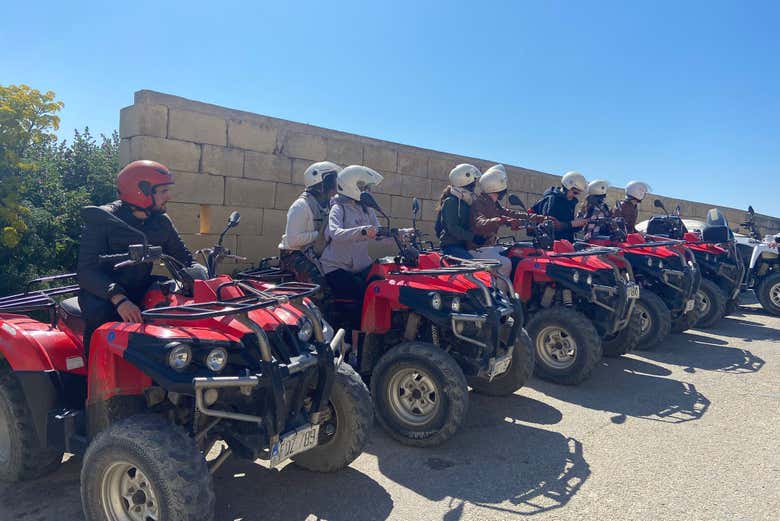 Quad pronti per l'avventura