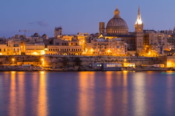 Crociera serale nei porti di La Valletta