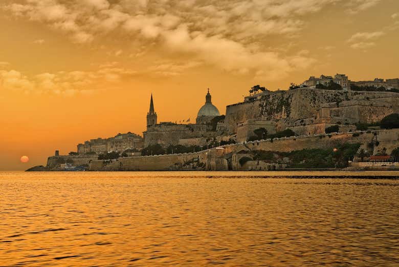 Tramonto a La Valletta