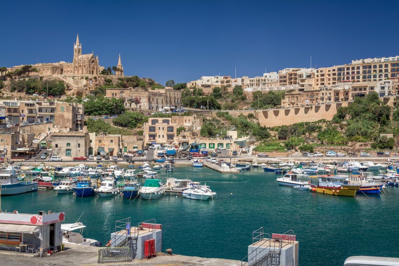 Il Porto di Mgarr, nel sud di Gozo
